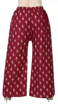 Palazzo pants With Skin Print Bottom Wear For Women & Girls Rayon 140 Gsm Trending Colour White Black Maroon Navy Blue Red Grey Pack Of 2 Mo - 44