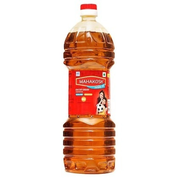 Mahakosh Future Fit Kacchi Ghani Mustard Oil 899 g (Bottle)