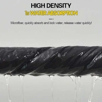 10 pcs Black Cleaning Cloth 20*25 CM