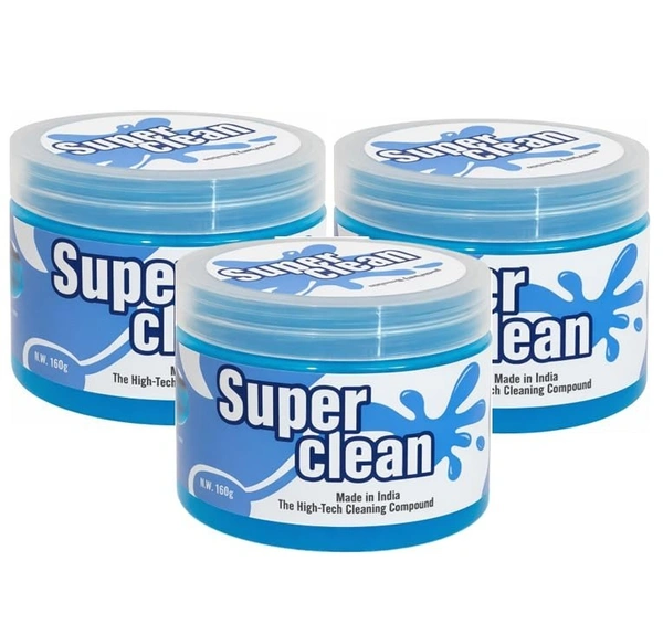 Super Clean Magic Gel (160g) | Universal Reusable Dust Cleaner for Car & Keyboard