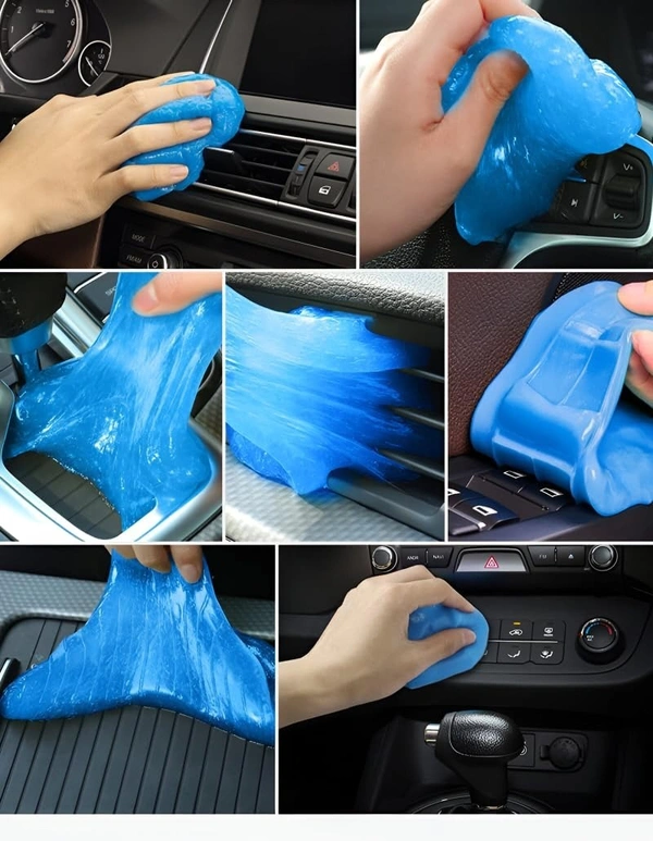 Super Clean Magic Gel (160g) | Universal Reusable Dust Cleaner for Car & Keyboard