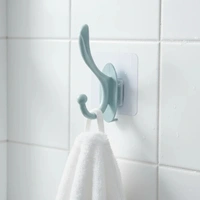 (Pack of 2) Premium Sticker Towel Hook | Self-Adhesive Wall Holder for Bathroom & Kitchen