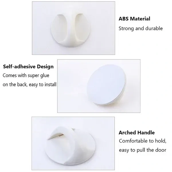 Self Adhesive Door Handles (Random Colors)