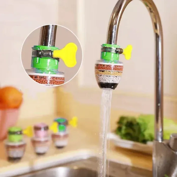 WATER FAUCET FILTER (SIX LAYER PURIFIER)