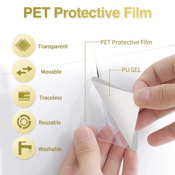 (Pack of 10) NEW DOUBLE SIDE TAPE STICKER (0.6MMX1PC)