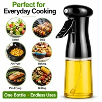 2-in-1 Oil Sprayer & Pourer Bottle for Cooking | Olive Oil Spray Bottle | Leak-Proof, BPA-Free, Refillable Fine Mist Oil Dispenser for Air Fryer, BBQ, Salad & Kitchen (210ml)