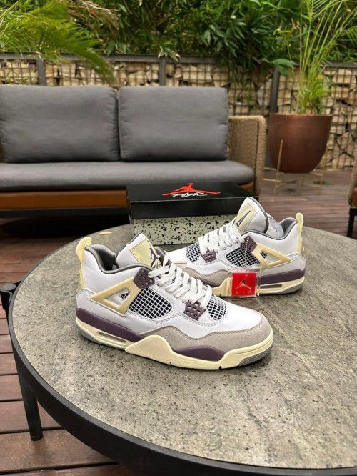jordan 4 tan and white