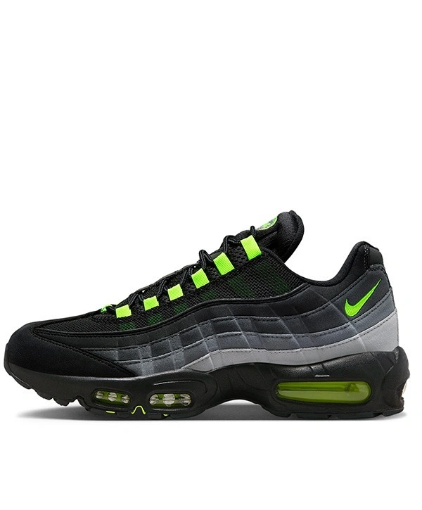 NIKE AIR MAX 95 BLACK GREY NEON COLORWAY