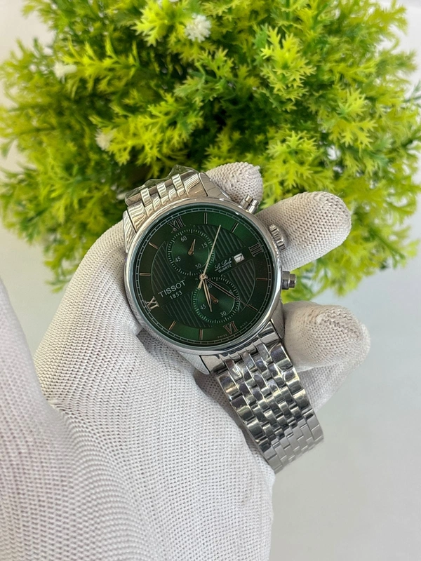Tissot Le Locle 39mm Green Dial Stainless Steel Analogue 