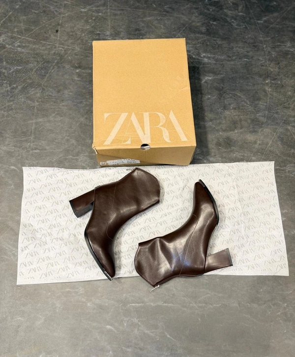 ZARA SURPLUS METALLIC COWBOY BOOTS