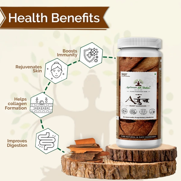 Aachman Sk Vedaa Arjuna Amla Extract Powder - 1