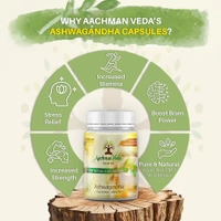 Aachman Veda Ashwagandha Veg Capsules - 1