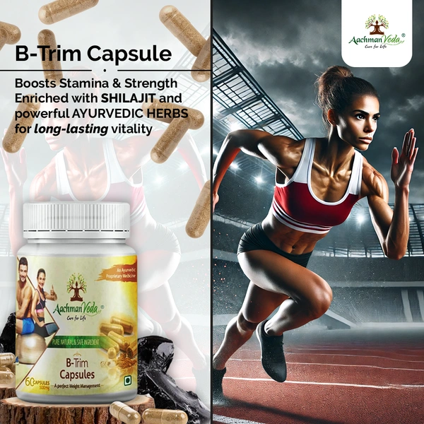 Aachman Veda B Trim Veg Capsules - 2