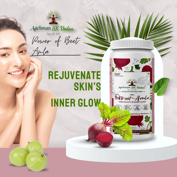 Aachman Sk Vedaa Beetroot & Arjuna Amla  Extract Powder - COMBO