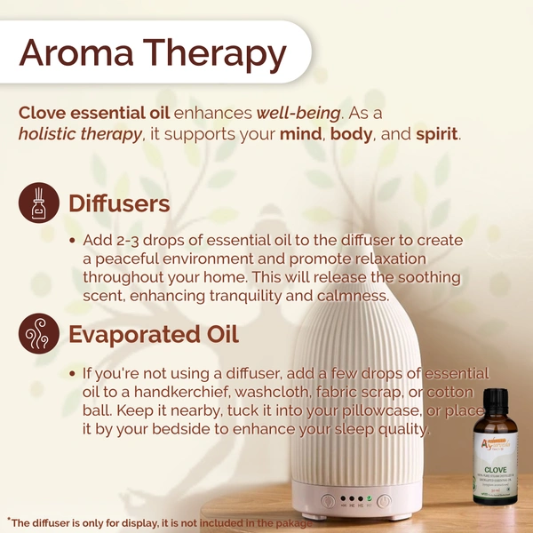 Aashman Ayurveda Clove Pure Steam Distilled Essential Oil - 3