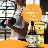 Aachman Veda Curcumin Drops - 1