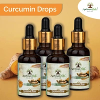 Aachman Veda Curcumin Drops - 1