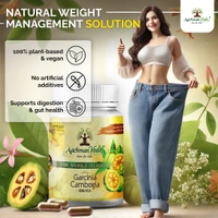 Aachman Veda Garcinia Cambogia Veg Capsules - 1