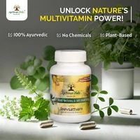 Aachman Veda Jeevsattvam (Multivitamin) Veg Capsules - 2