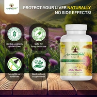 Aachman Veda Milk Thistle Veg Capsules - 3