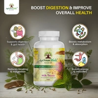 Aachman Veda Milk Thistle Veg Capsules - 3