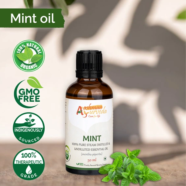 Aashman Ayurveda Mint Pure Steam Distilled Essential Oil - 2