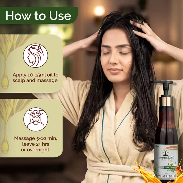 Aachman Veda Recure Hair Oil - 1