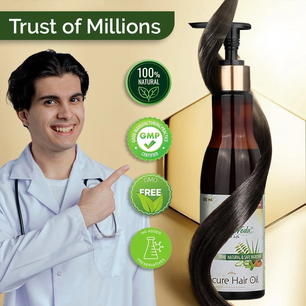 Aachman Veda Recure Hair Oil - 1