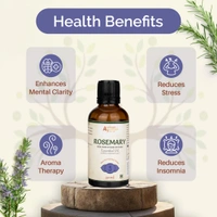 Aashman Ayurveda Rosemary Pure Steam Distilled Essential Oil - 1