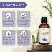 Aashman Ayurveda Rosemary Pure Steam Distilled Essential Oil - 1