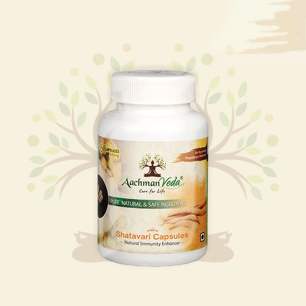 Aachman Veda Shatavari Veg Capsules - 1