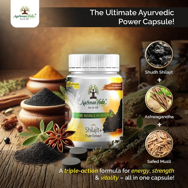 Shilajit+ Veg Capsules - 2