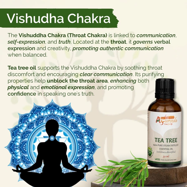 Aashman Ayurveda Tea Tree Pure Steam Distilled Essential Oil - 2
