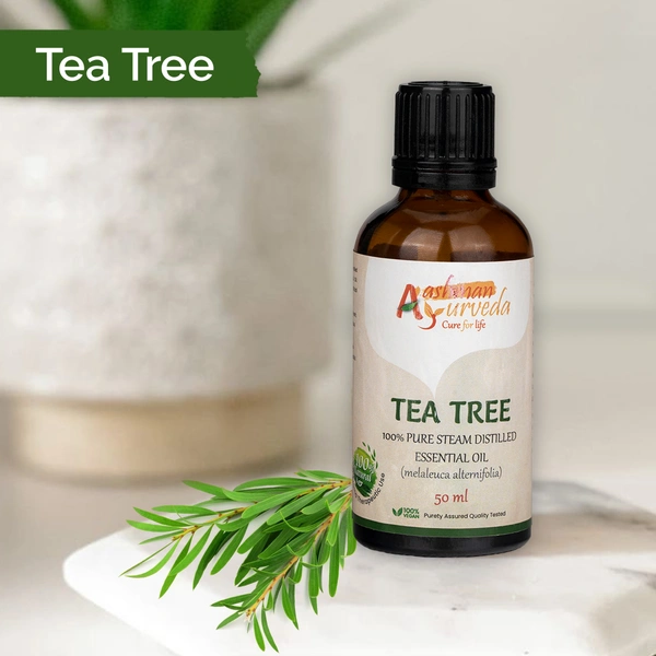 Aashman Ayurveda Tea Tree Pure Steam Distilled Essential Oil - 2