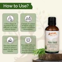 Aashman Ayurveda Tea Tree Pure Steam Distilled Essential Oil - 2