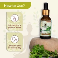Aachman Veda Tulsi (with giloy) Drops - 4