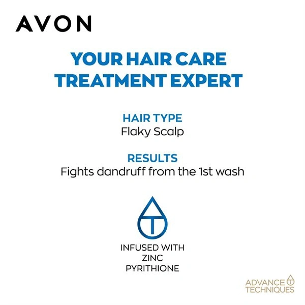 Avon Advance Techniques Anti-Dandruff 2-in-1 Shampoo & Conditioner - 700 ml, Shampoo