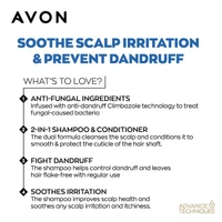 Avon Advance Techniques Anti-Dandruff 2-in-1 Shampoo & Conditioner - 700 ml, Shampoo