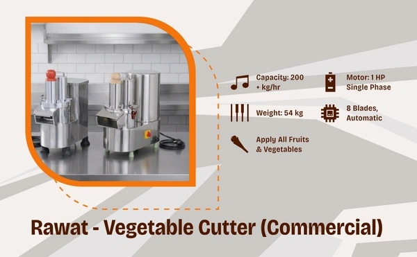 Premium Quality Stainless Steel Vegetable Cutter Machine RT-1 HP