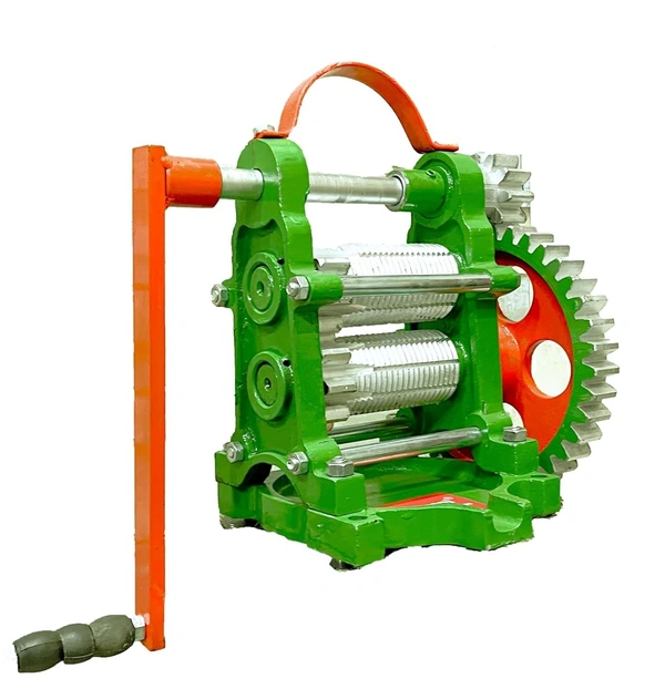 Rawat Manual Sugarcane Juice Machine (CI) – Portable Hand-Operated Sugarcane Juicer