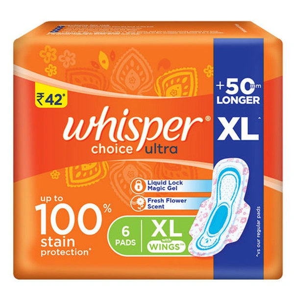 Whisper Choice Ultra Sanitary Pads
