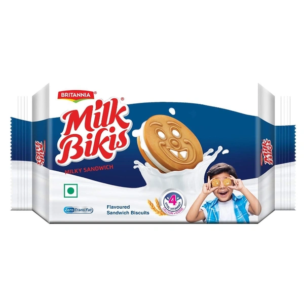 Britannia Milk Bikis Milky Sandwich - 200g