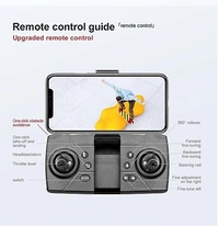 WEADFAX-Foldable-Toy-Drone-with-HQ-WiFi-Camera-Remote-Control-for-Kids-Quadcopter-with-Gesture-Selfie-Flips-Bounce-Mode-App-One-Key-Headless-Mode-functionality (Orange)