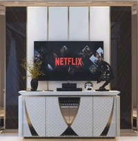 Blue Blonde Premium Wall Panel – Luxury Decorative Wall Cladding by Shabad Interiors - Premium Wall Panel