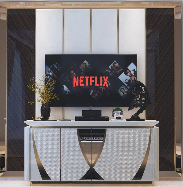 Blue Blonde Premium Wall Panel – Luxury Decorative Wall Cladding by Shabad Interiors - Premium Wall Panel