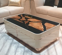 Center Table Wood n Resin – Handcrafted Luxury for Modern Living Rooms