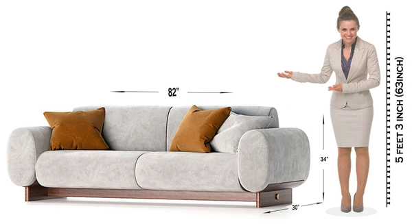 Greyhound Sofa – Luxurious 3-Seater with Deep Comfort and Sophisticated Style - 3 Seater