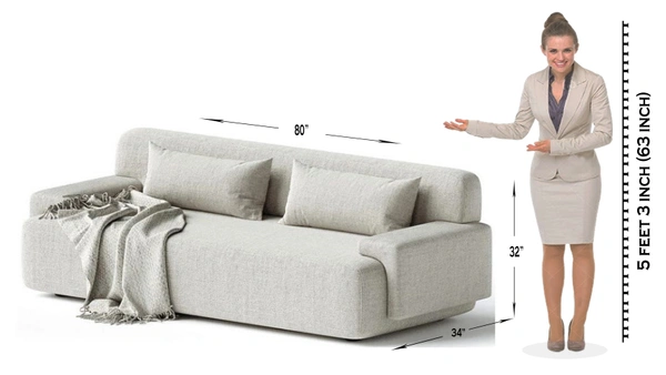 Just Pugge Sofa – Stylish 3-Seater with Modern Design and Plush Comfort - 3 Seater