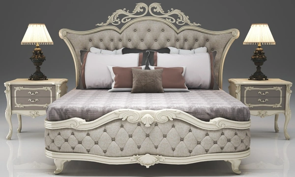 Carolina Bed – Elegant Upholstered King Bed with Premium Comfort and Modern Design - Bed
