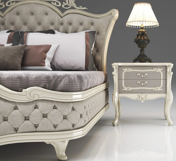 Carolina Bed – Elegant Upholstered King Bed with Premium Comfort and Modern Design - Bed